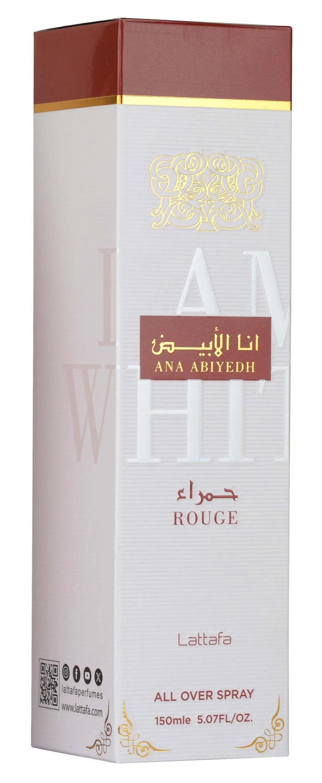 Lattafa Ana Abiyedh Rouge All Over Spray 150ML