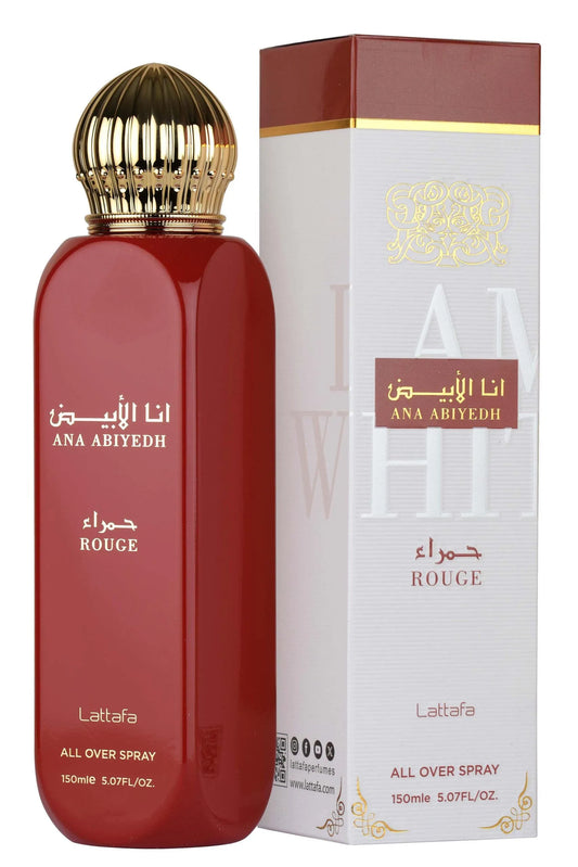 Lattafa Ana Abiyedh Rouge All Over Spray 150ML